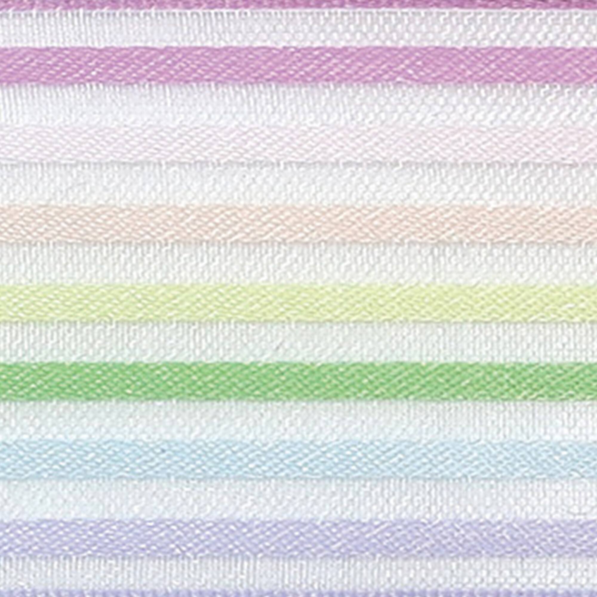 1.5" x 3yd. Pastel Rainbow Striped Wired Sheer Ribbon by Celebrate It™ 360°™